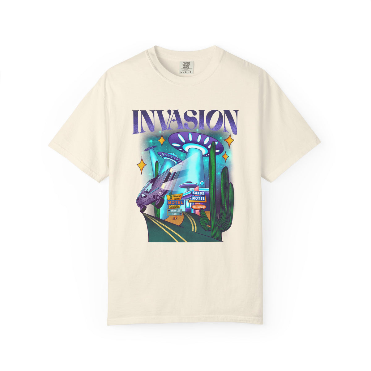 Alien Abduction Shirt – Desert Motel UFO Tee Retro Sci-Fi