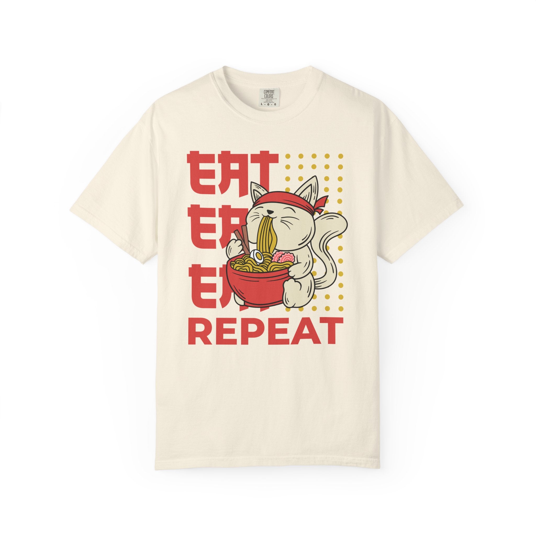 Cat Ramen Shirt - Funny Anime Tee - Japanese Foodie Gift - Sinful Threads