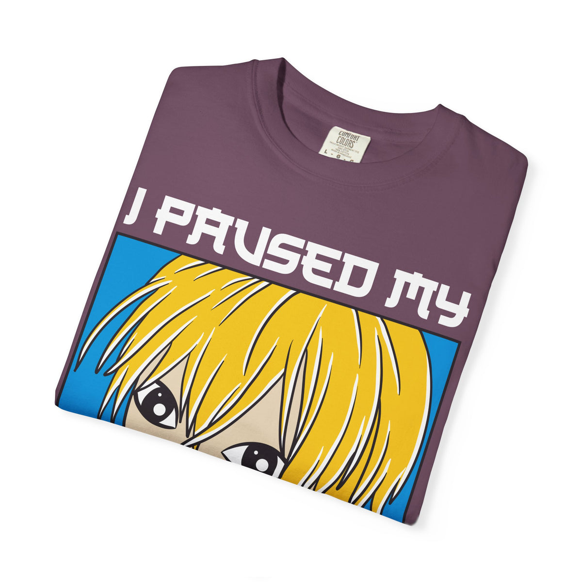 Paused Anime Shirt – Graphic Meme Tee