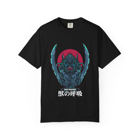 Wild Boar Beast Breathing Tee Modern Anime Graphic