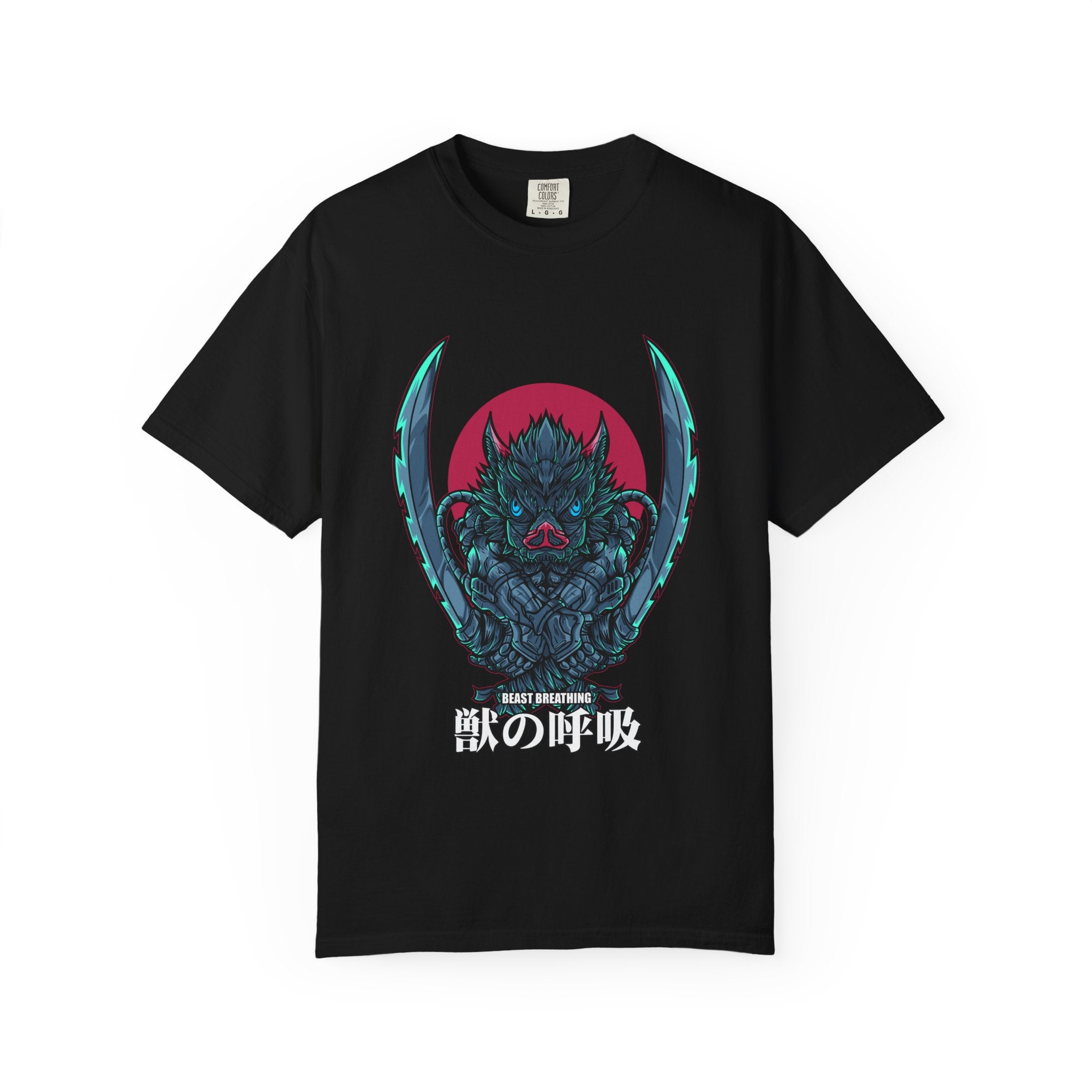 Wild Boar Beast Breathing Tee Modern Anime Graphic - Sinful Threads