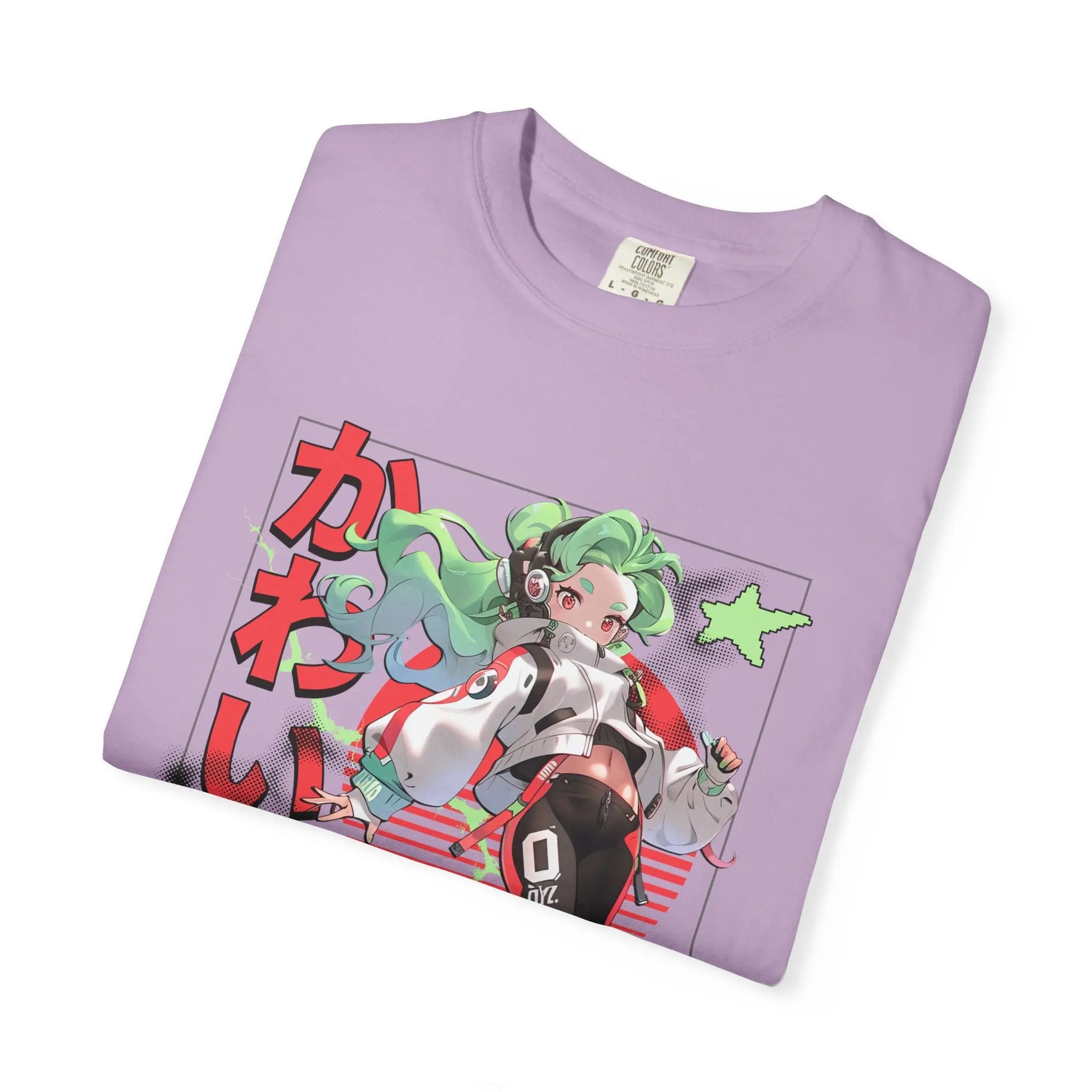 Cyberpunk Anime Tee - Kawaii Vaporwave - Streetwear - Sinful Threads