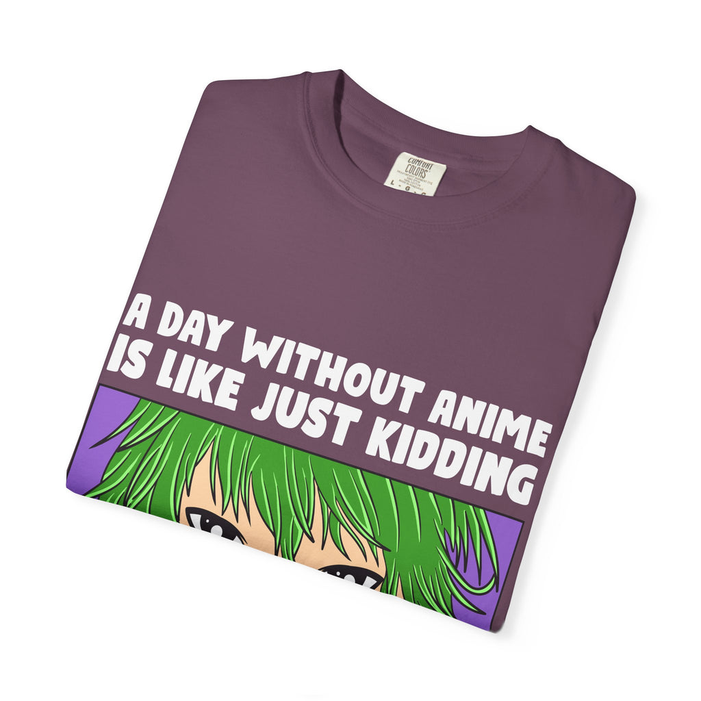 Anime Style Shirt – A Day Without Anime Tee Manga Graphic Top - Sinful Threads