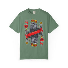 Red Queen T-shirt – Skull Graphic Top – Queen of Hearts