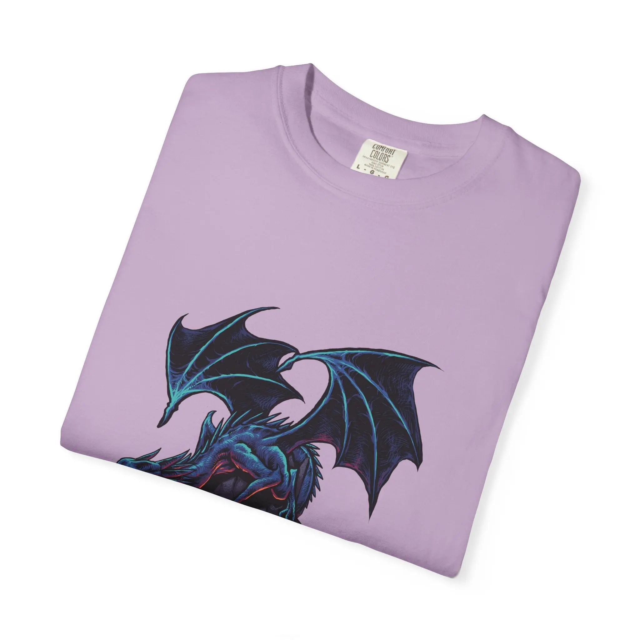 Fierce Dragon Roaring Illustration Graphic Design T-Shirt - Sinful Threads