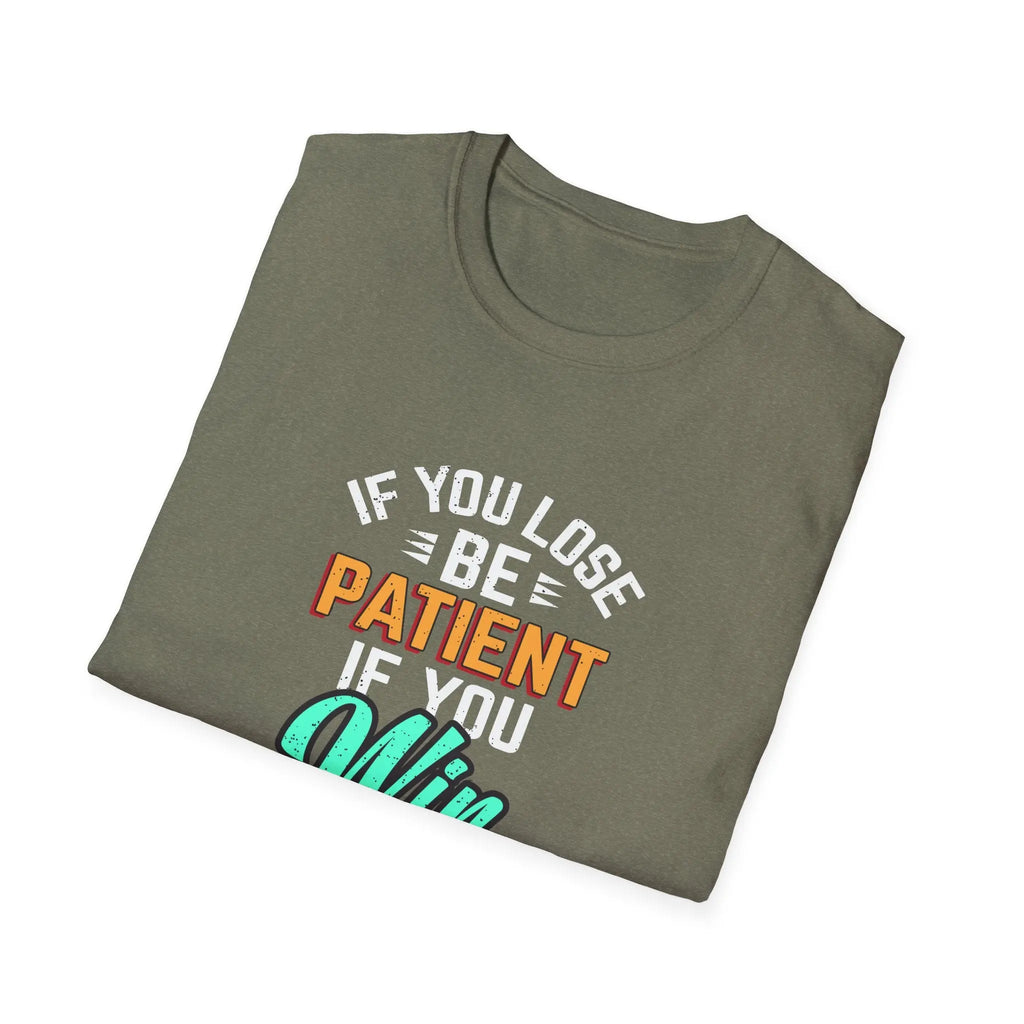 Patient Humble Mindset Shirt - Sports Character Wisdom Tee - Sinful Threads