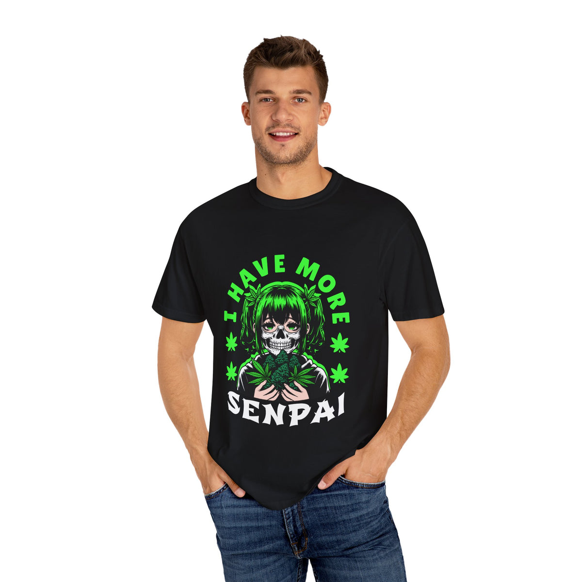 Anime Stoner Tee - 420 Cannabis Graphic - Funny Gift
