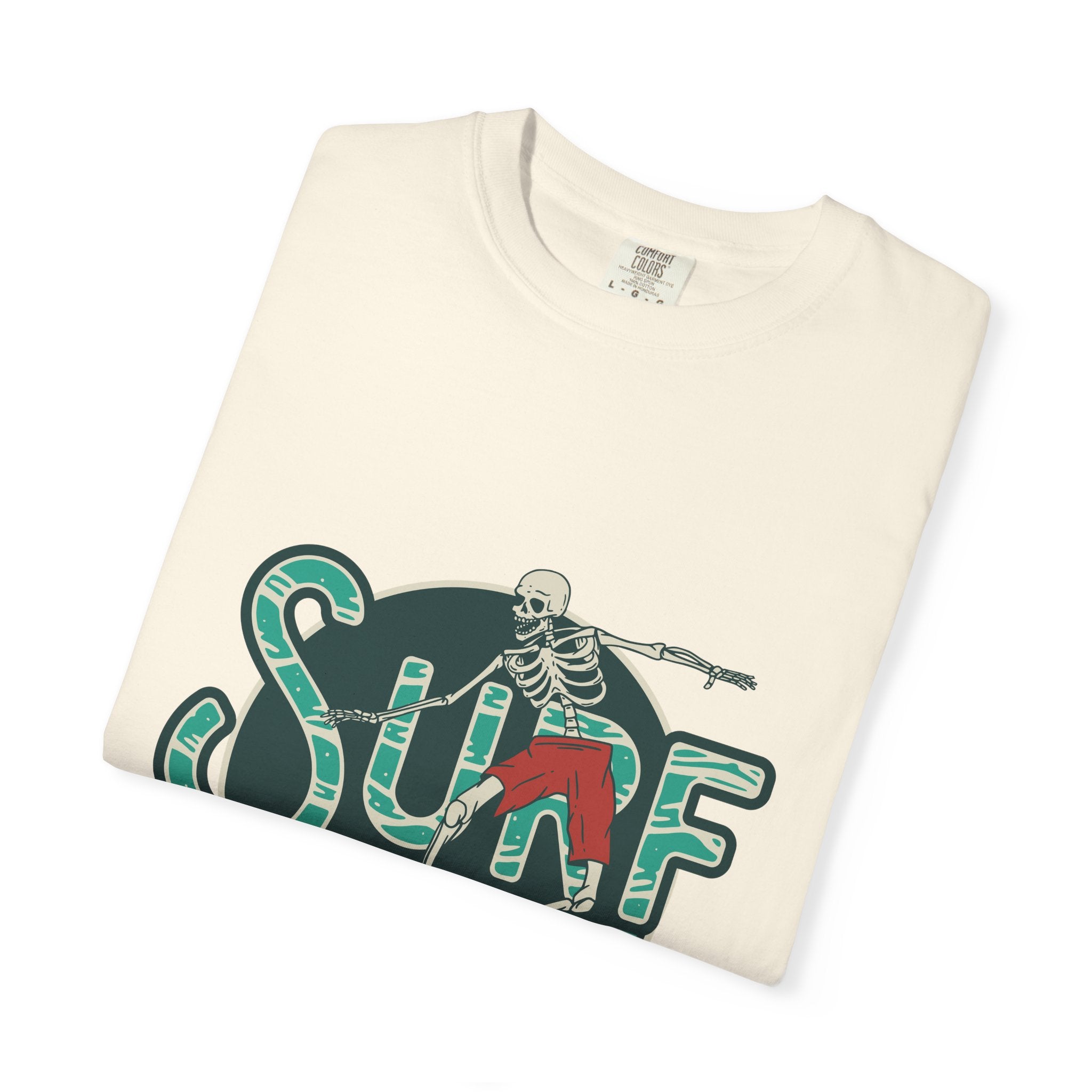 Skeleton Surfer Shirt - Surf Time Tee - Cool Beach Gift - Sinful Threads