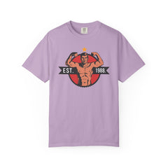 Vintage Bodybuilder Star Emblem Shirt - 1988 Retro Fitness Tee