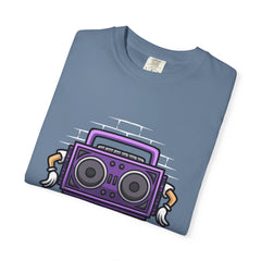 Retro Boombox Tee - Cartoon Radio Shirt - Vintage Gift
