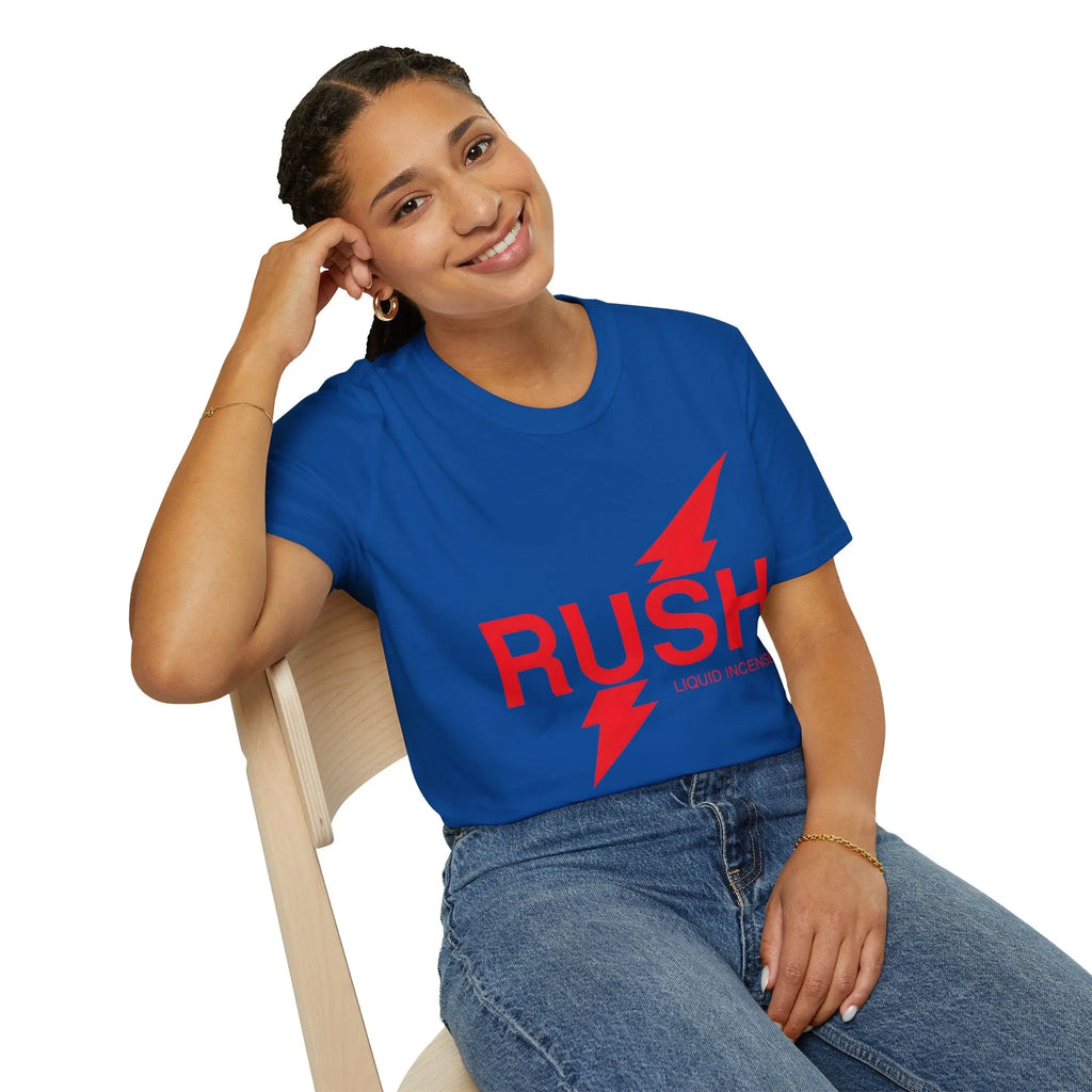 Rush Poppers Gay Shirt - Vintage Logo Pride Tee Printify