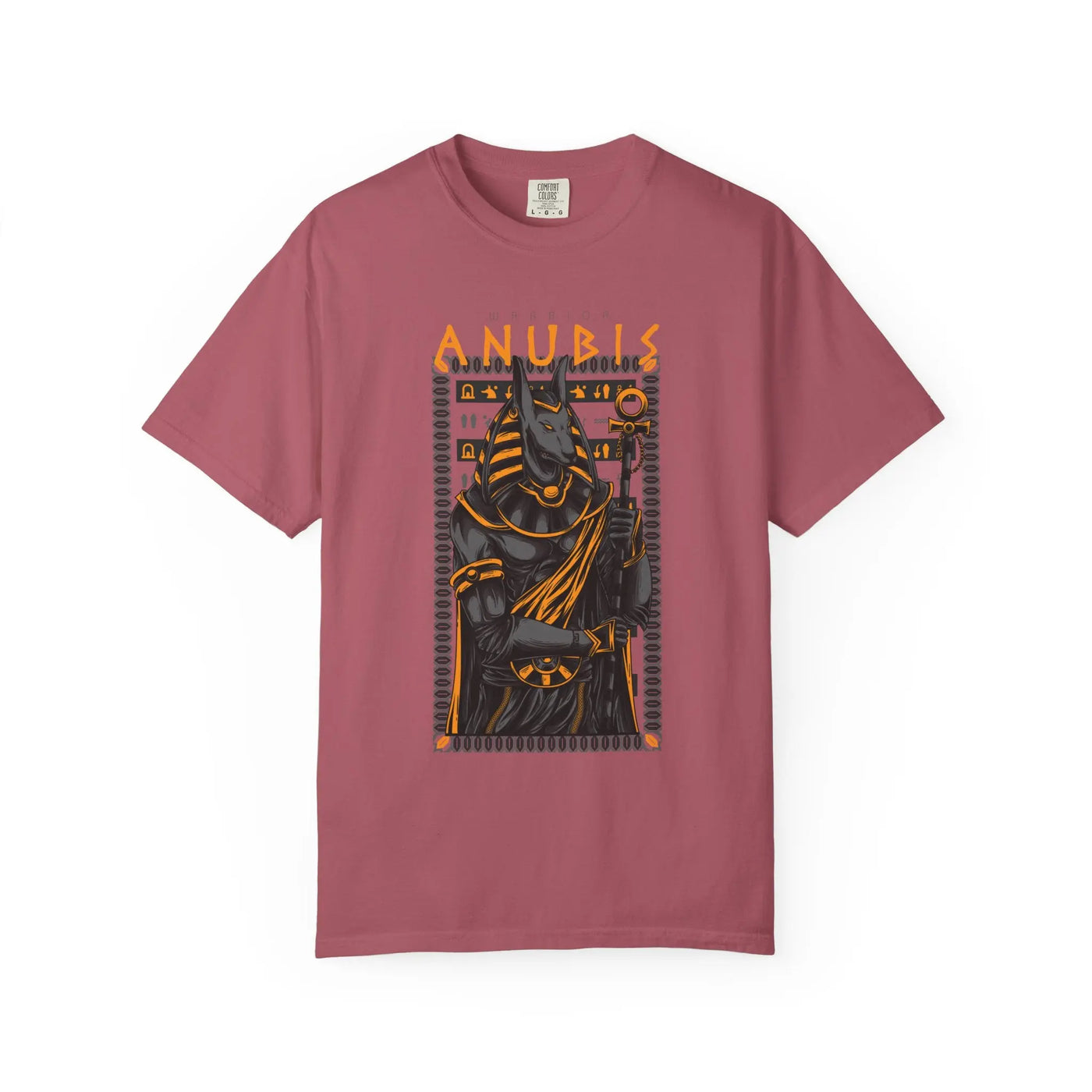 Egyptian Warrior Anubis Graphic Print T-Shirt - Sinful Threads