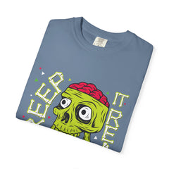 Funny Zombie Shirt - Keep It Real Tee - Brains Out Humor