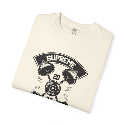 Fitness Weights Gym Shirt - Supreme Workout Tee - Sinful Threads