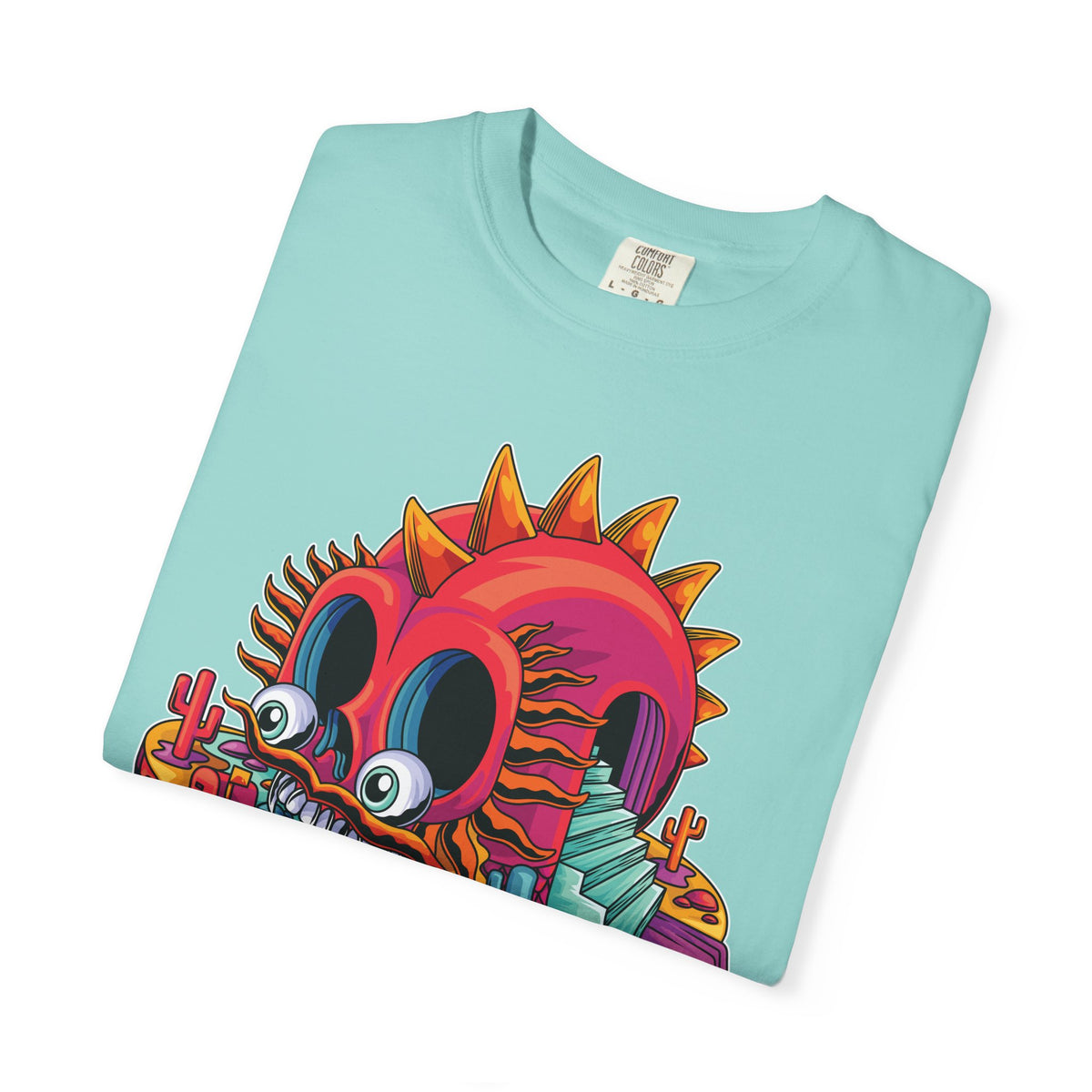 Fantasy Dragon Tee - Psychedelic Monument Valley Art Shirt