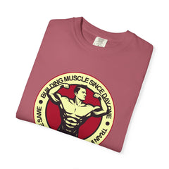 Building Muscle Since Day One Fitness Artwork T-Shirt