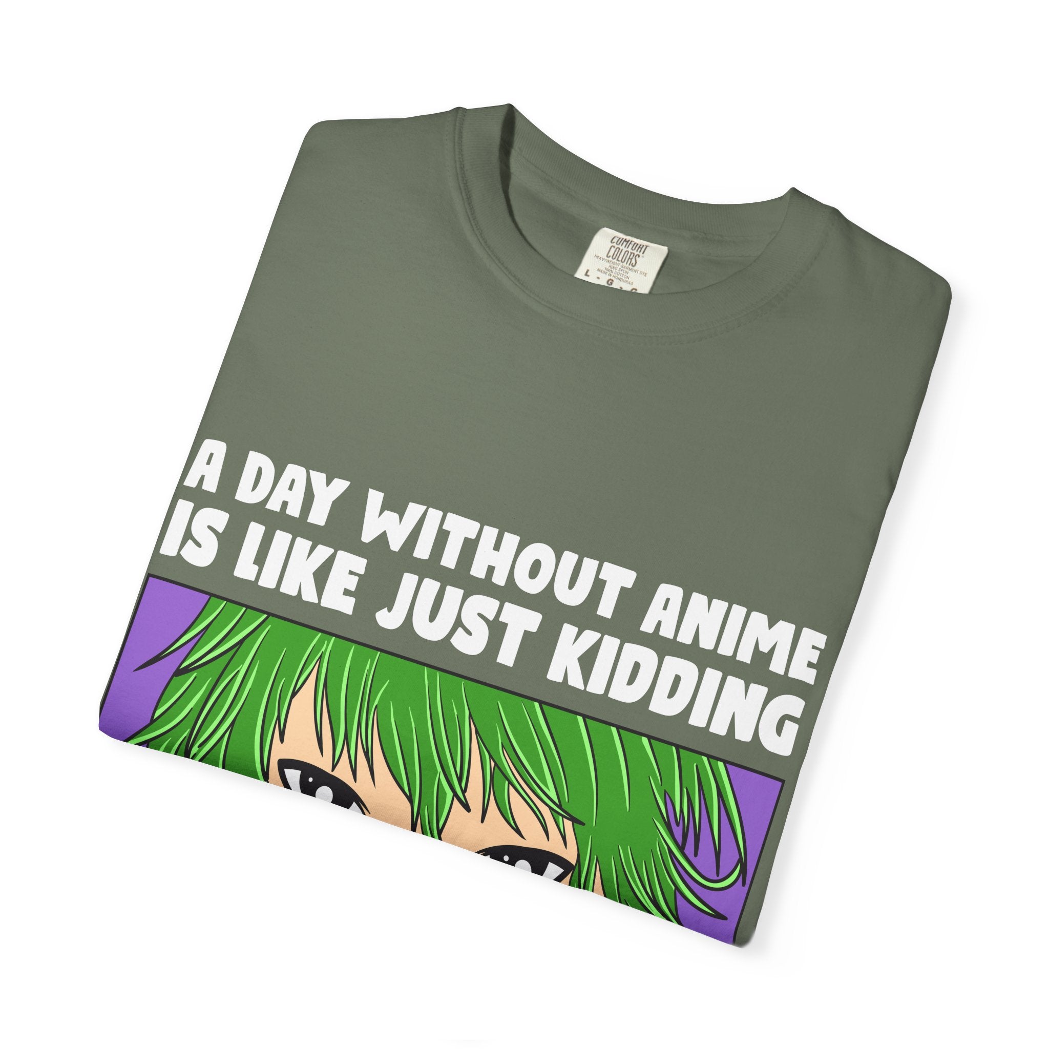 Anime Style Shirt – A Day Without Anime Tee Manga Graphic Top - Sinful Threads