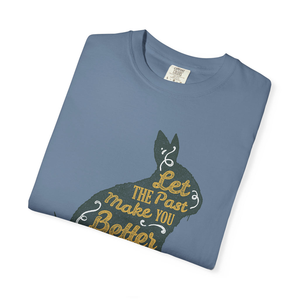 Let the Past Make You Better Graphic on Rabbit T-Shirt - Sinful Threads