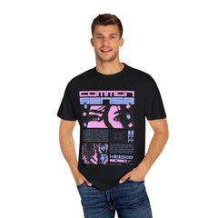Cyberpunk Anime Tee - Glitchcore Hope Eyes - Future Gift