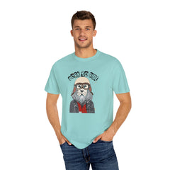 Born To Ride Dog Pilot Style Motorcycle Rider T-Shirt