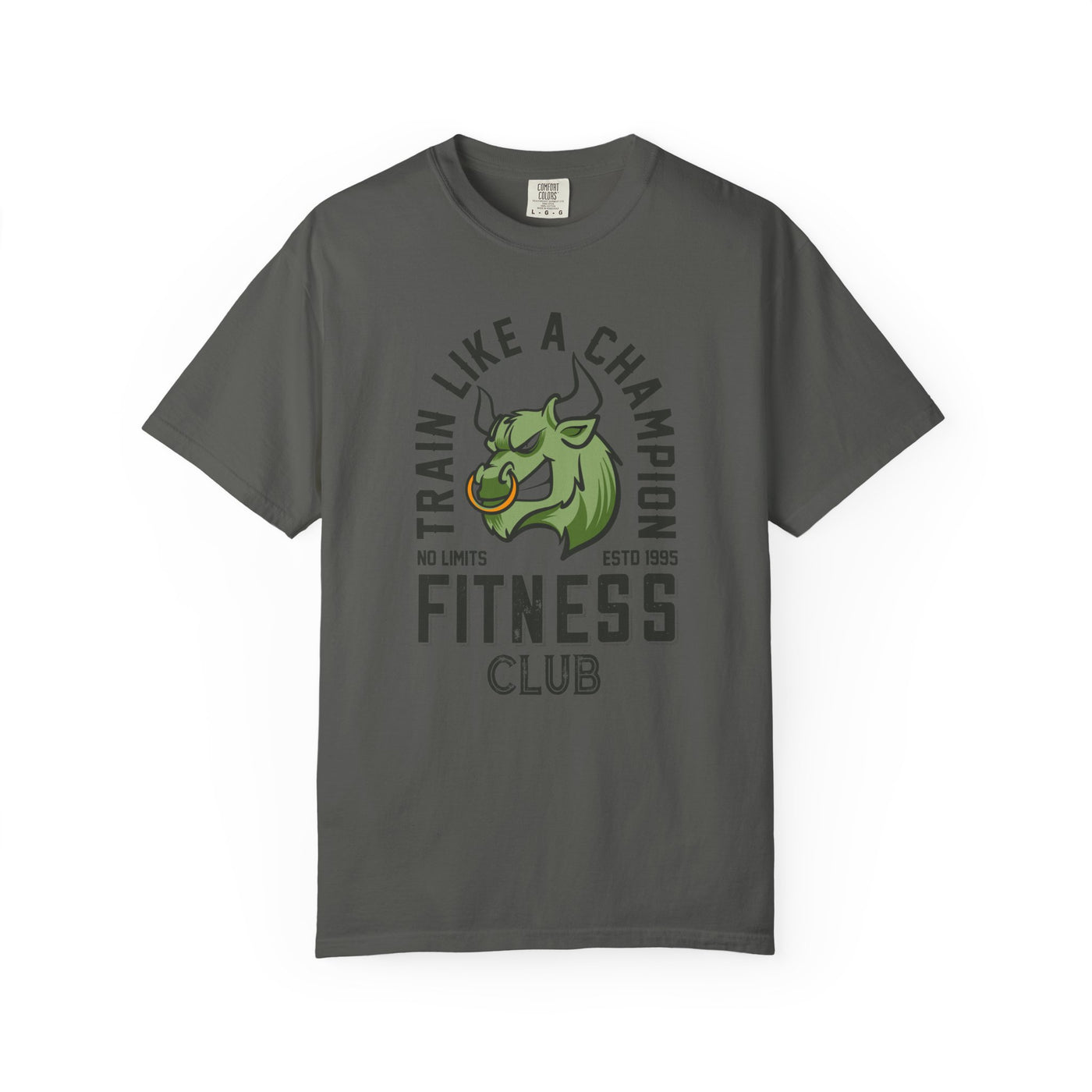 Train Like A Champion Vintage Bull T Shirt - Retro Gym Tee - Sinful Threads