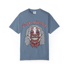 Trippy Clown Shirt - Put On Happy Face Psychedelic Tee Fun