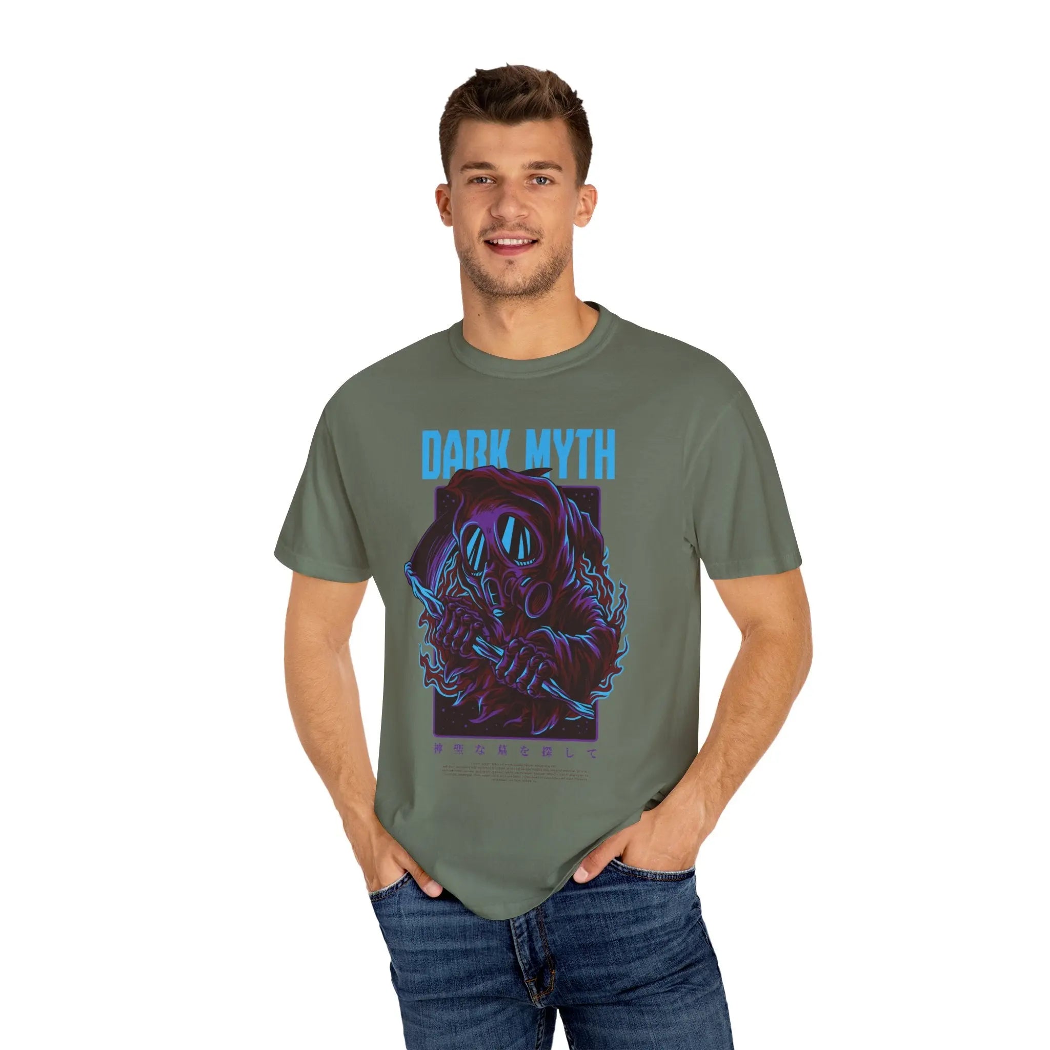 Dark Myth Grim Reaper Artwork Unisex Relaxed Fit T-Shirt - Sinful Threads