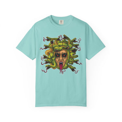Medusa Snake Tee - Gorgon Statement Mythology Gift Shirt - Sinful Threads