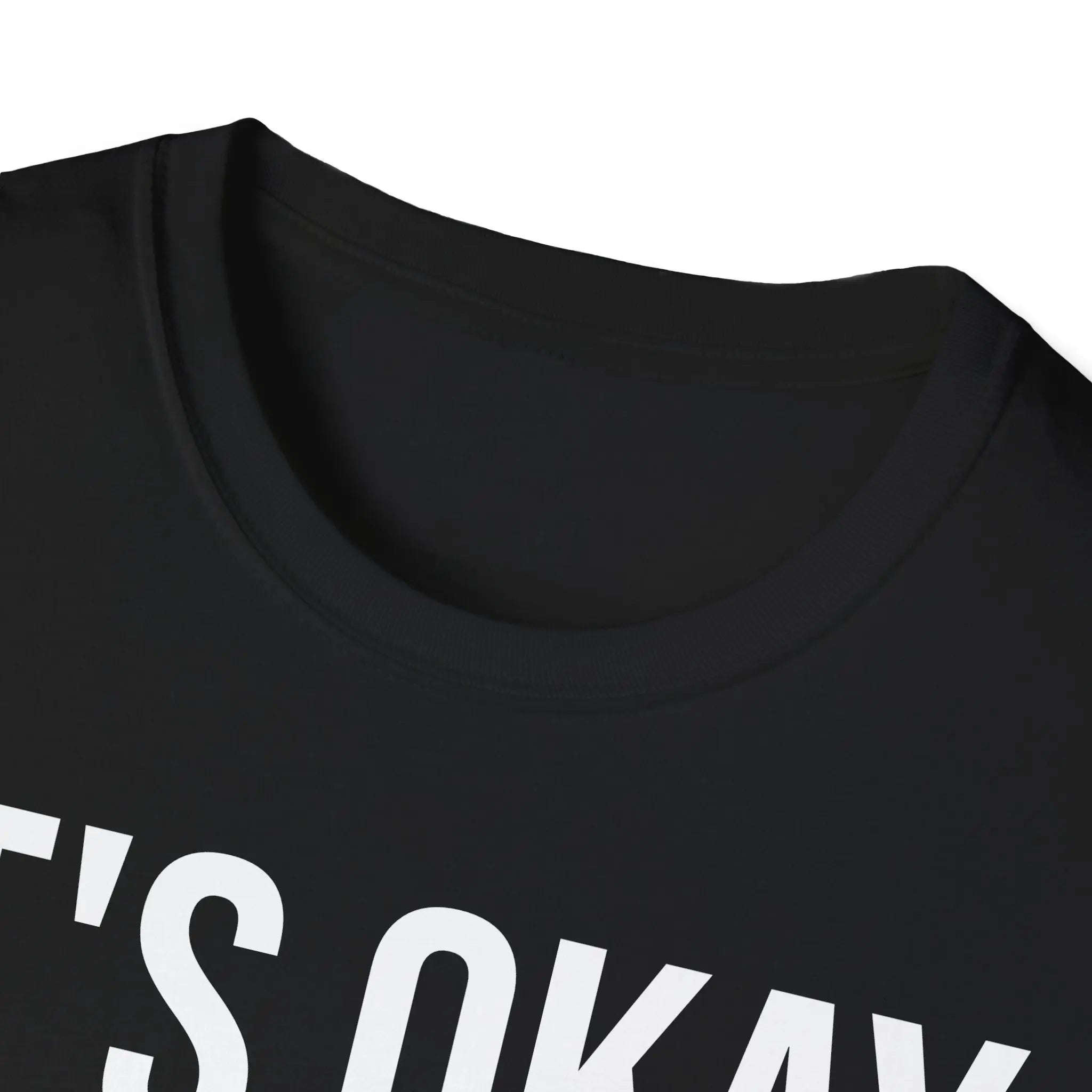 Okay to Be Sad Tshirt - Pretend Happy Mental Health Humor Printify