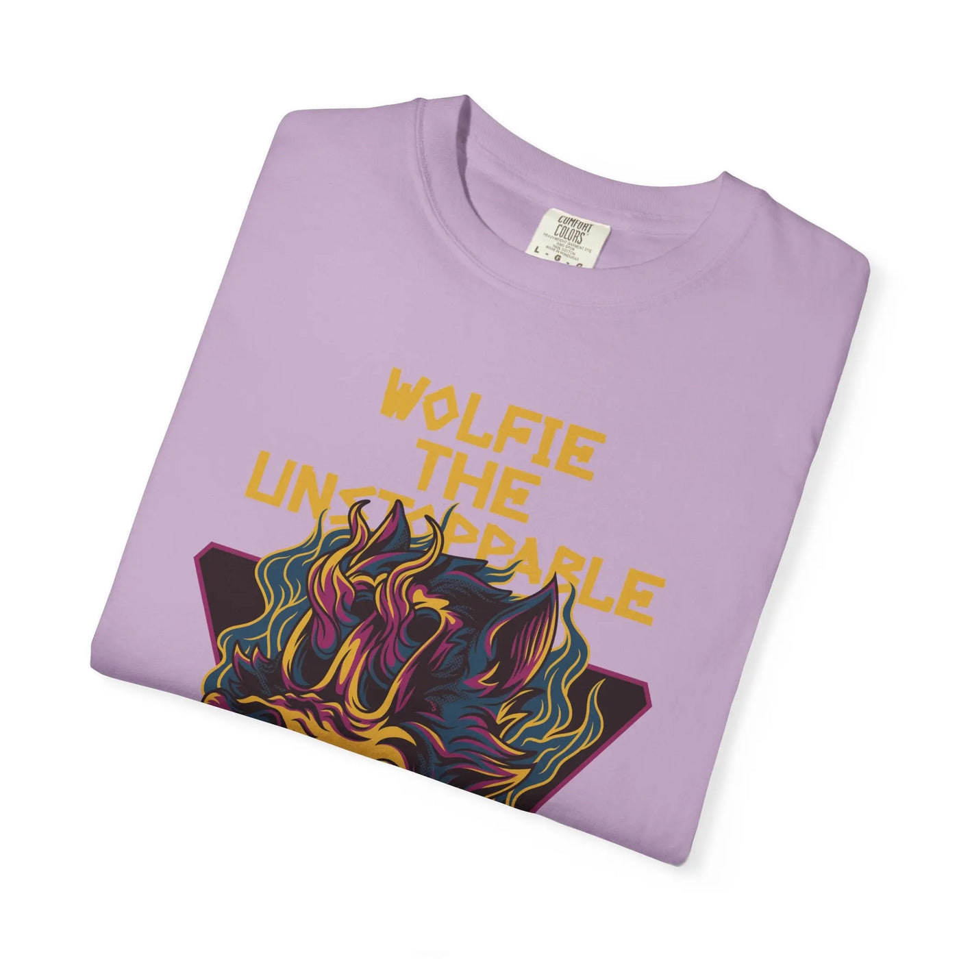 Fierce Wolfie The Unstoppable Graphic Design T-Shirt - Sinful Threads