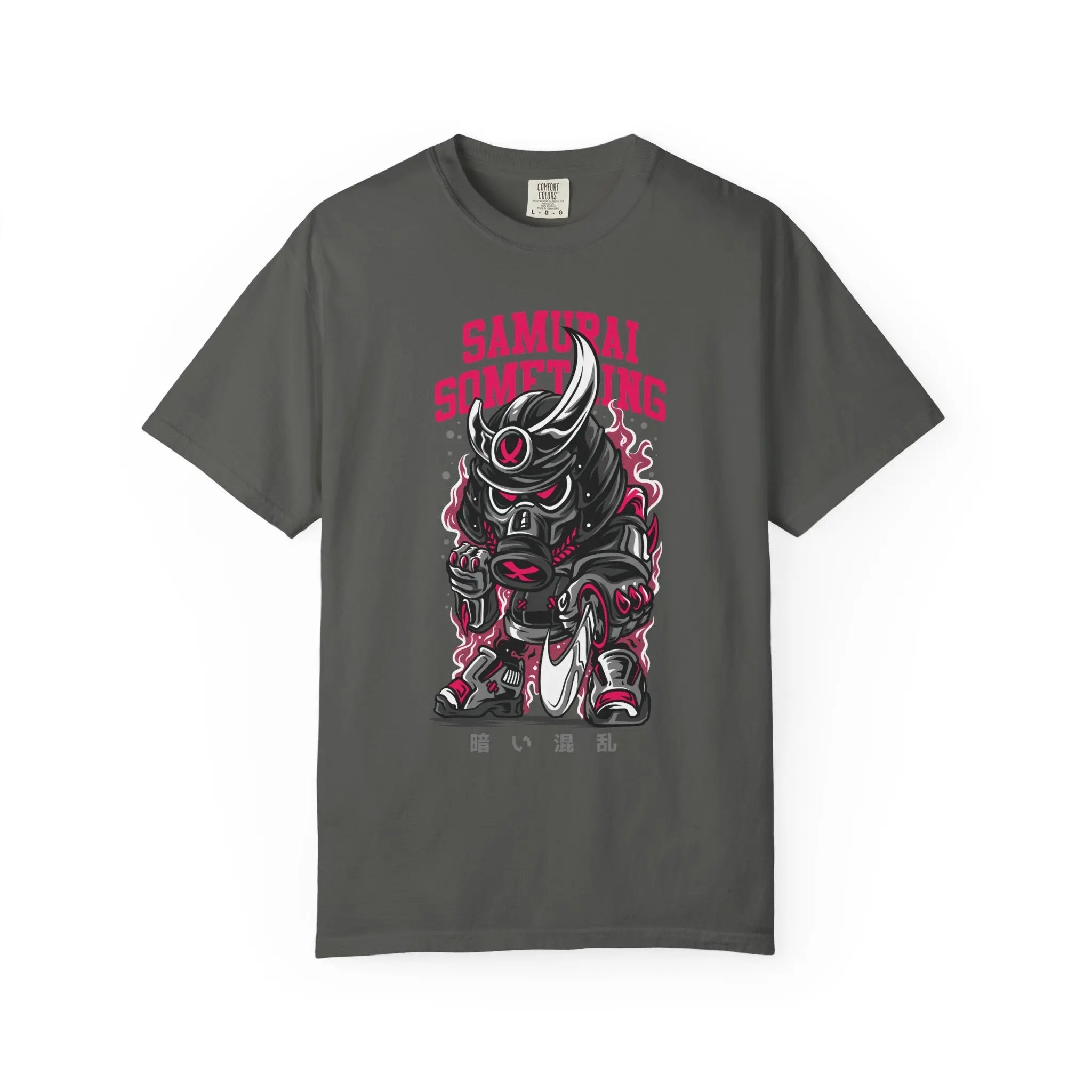 Samurai Something Dark Distressed Design T-Shirt - Sinful Threads