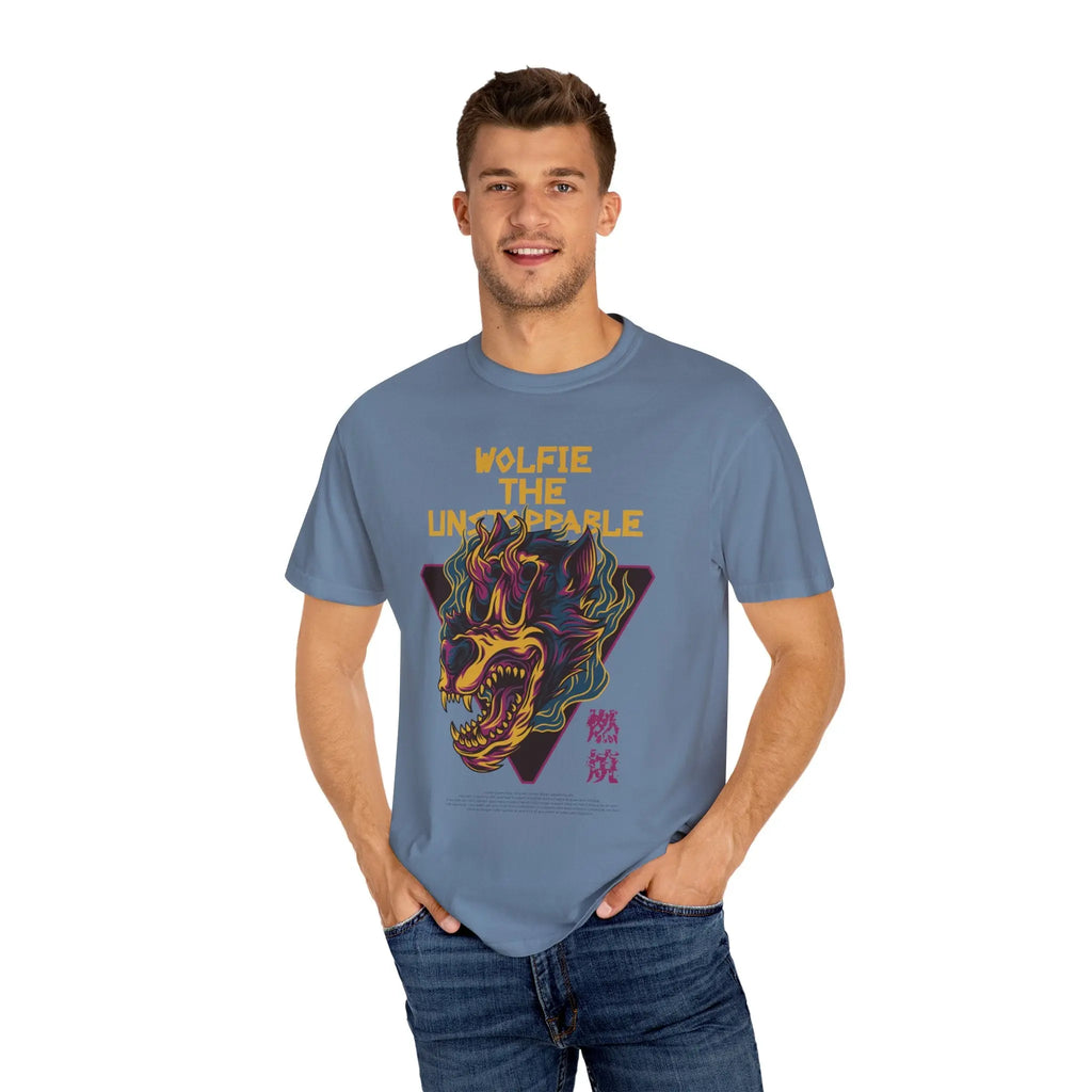Fierce Wolfie The Unstoppable Graphic Design T-Shirt - Sinful Threads
