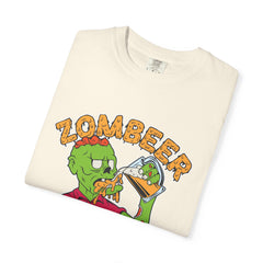 Funny Zombie Shirt - Zombeer Drink Dead Tee - Beer Gift