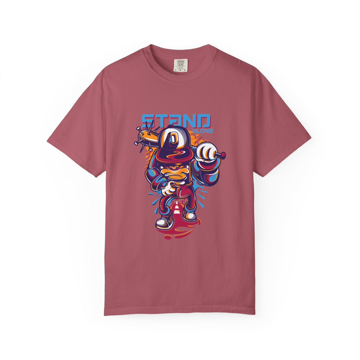 Stand Alone Cool Cartoon Character Illustration T-Shirt