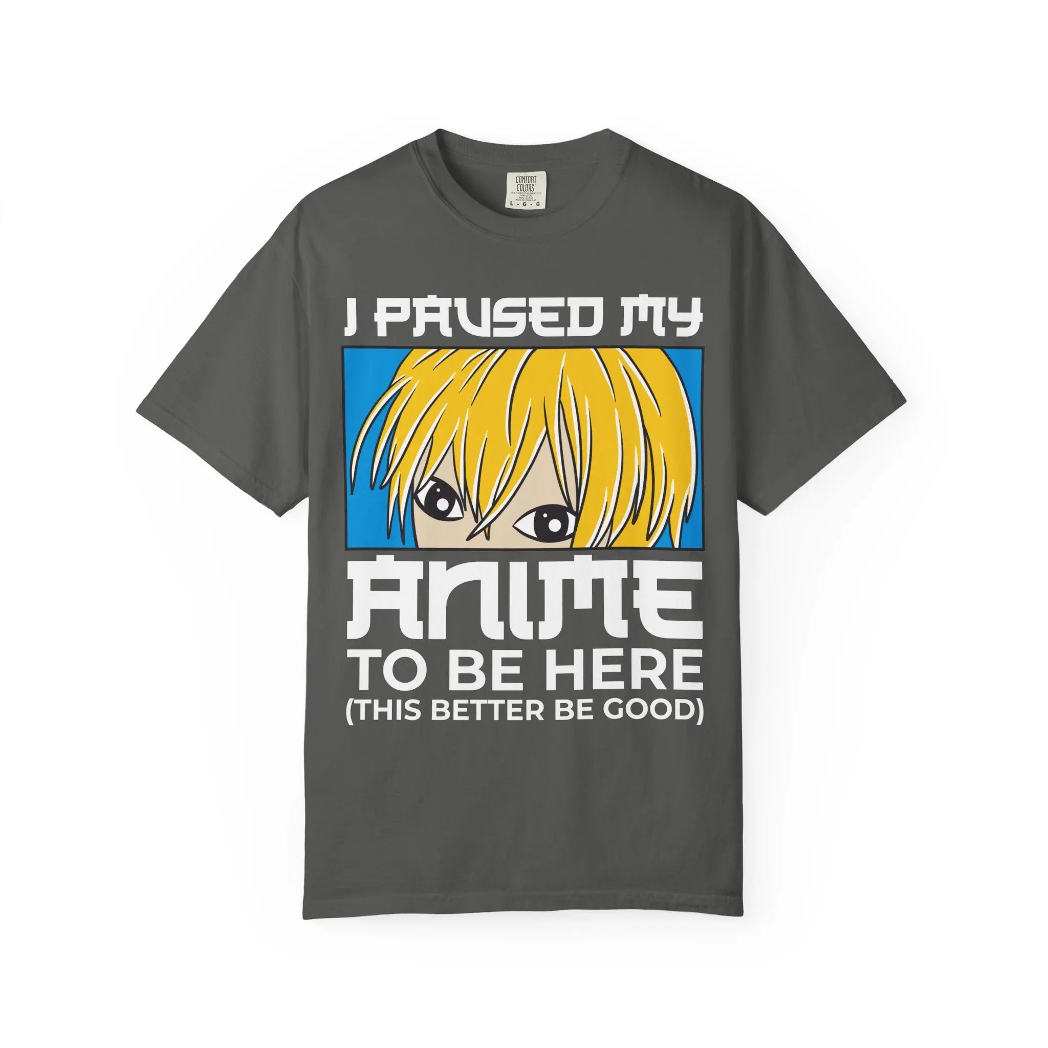Paused Anime Shirt – Graphic Meme Tee - Sinful Threads