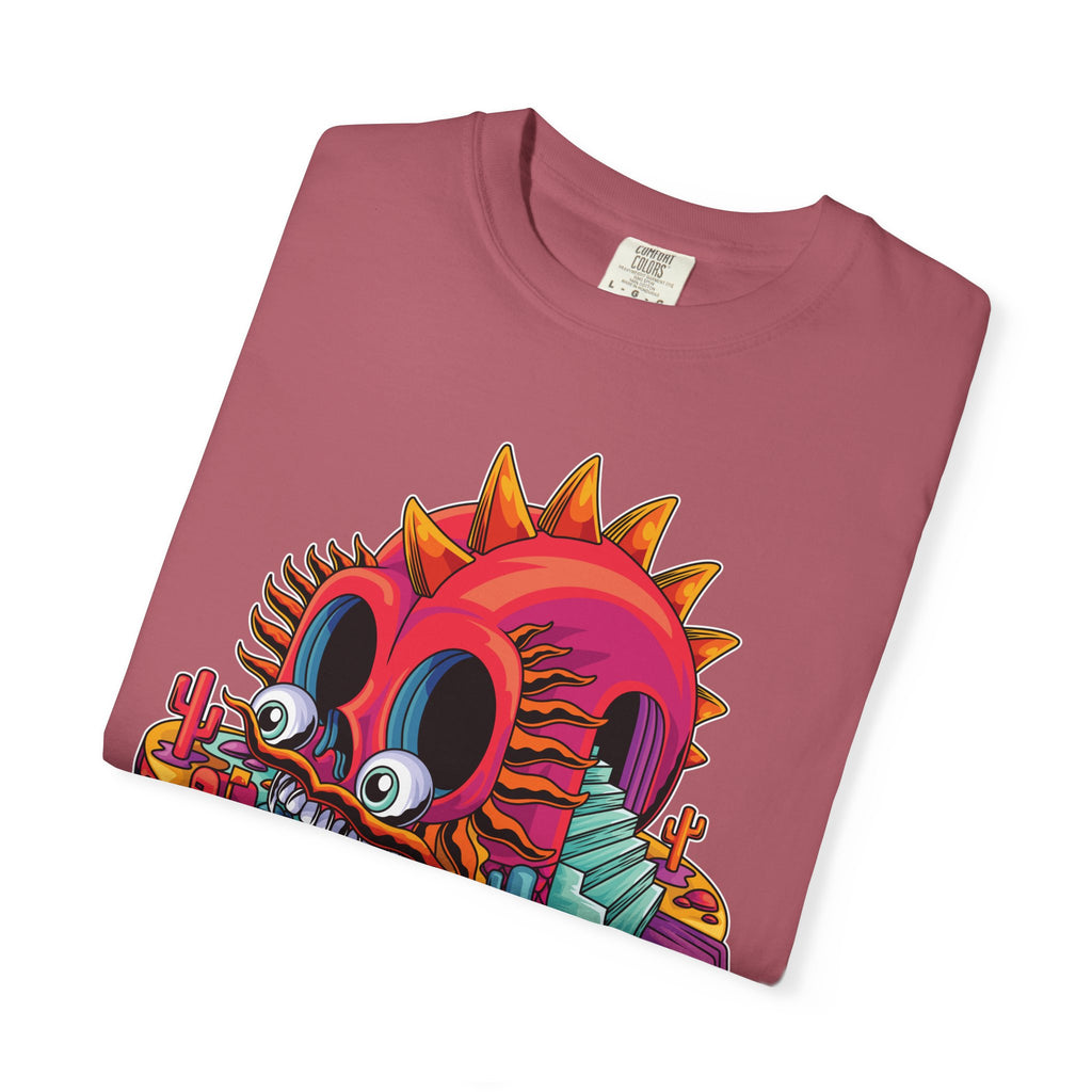 Fantasy Dragon Tee - Psychedelic Monument Valley Art Shirt - Sinful Threads