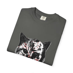 Horror Cat Tee - Spooky Jason Kitty - Friday 13th Shirt