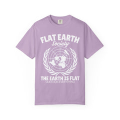 Flat Earth Society Question Everything Funny Design T-Shirt