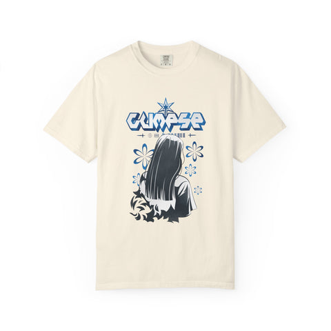 Anime Floral Shirt - Manga Art Top - Anime Lover Gift