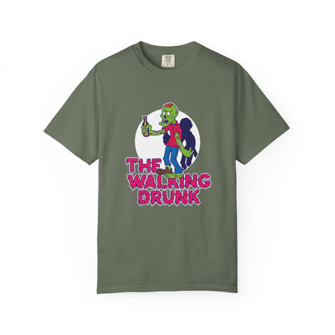 Funny Zombie Shirt - Walking Drunk Tee - Halloween Gift