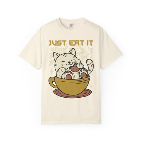 Kawaii Cat Shirt - Cookie Kitty Tee - Tea Cup Cat Top