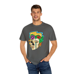 Floral Skull Shirt - Skeleton Graphic Tee - Artistic Gift