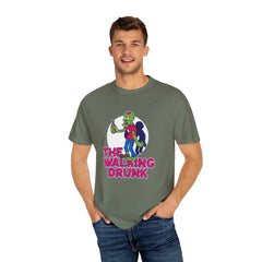 Funny Zombie Shirt - Walking Drunk Tee - Halloween Gift