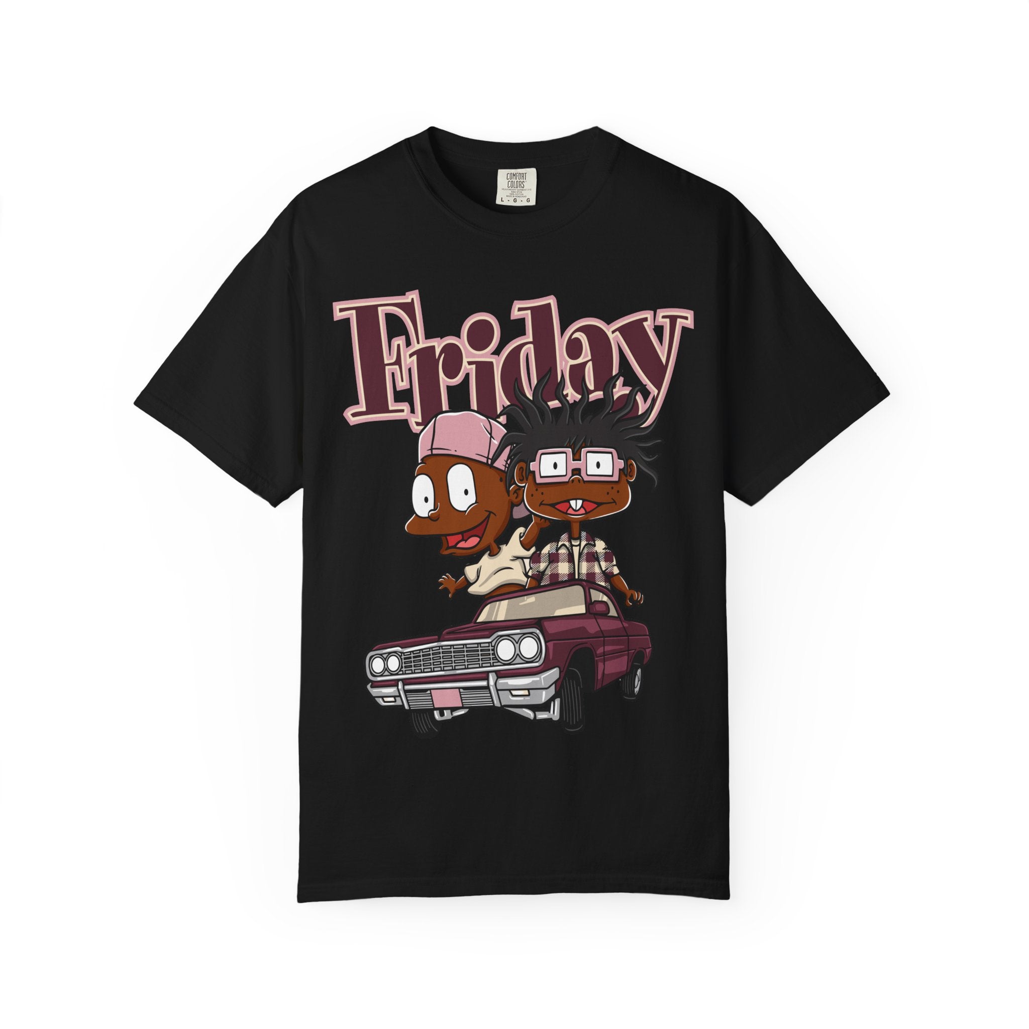 Friday Lowrider Shirt - 90s Culture Tee for Hip Hop Nostalgia - Sinful Threads