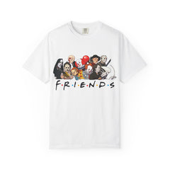 Horror Friends Parody Tee - 80s Villain Mashup Gift Shirt
