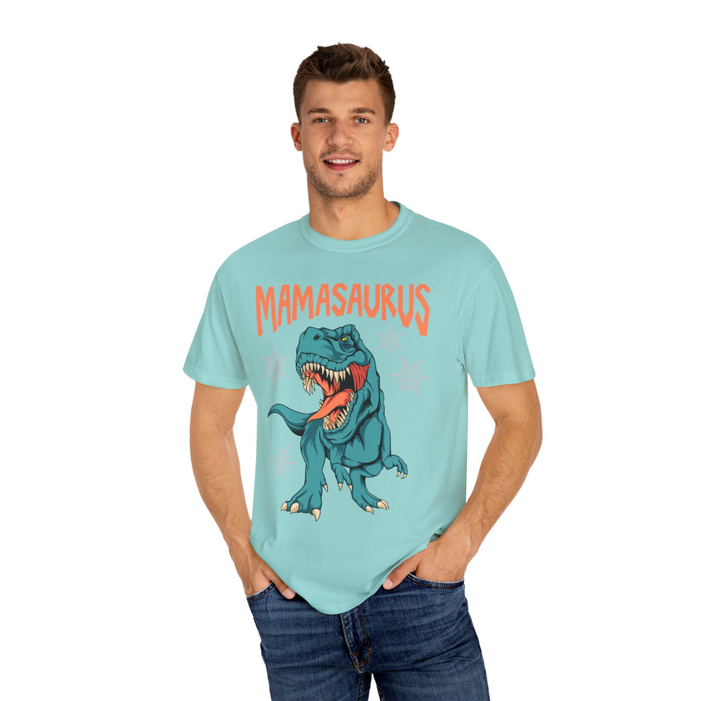 Mamasaurus Rex Tee - Funny Christmas Mom Dinosaur Gift - Sinful Threads
