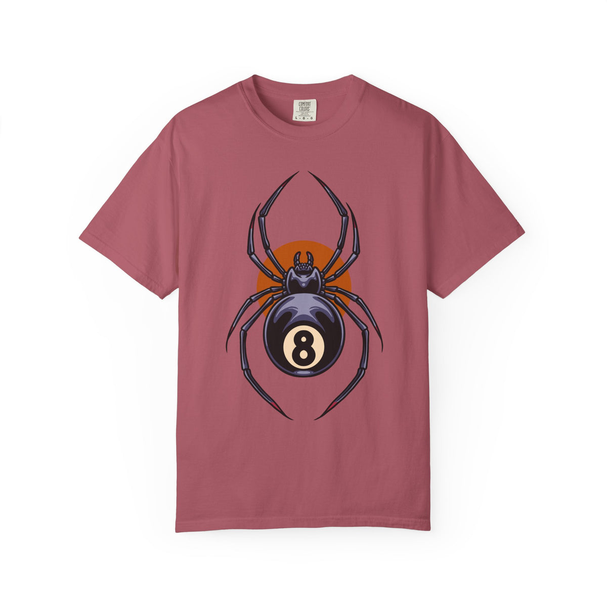 Billiards Graphic Shirt - Spider 8 Ball Tee - Edgy Pool Gift - Sinful Threads