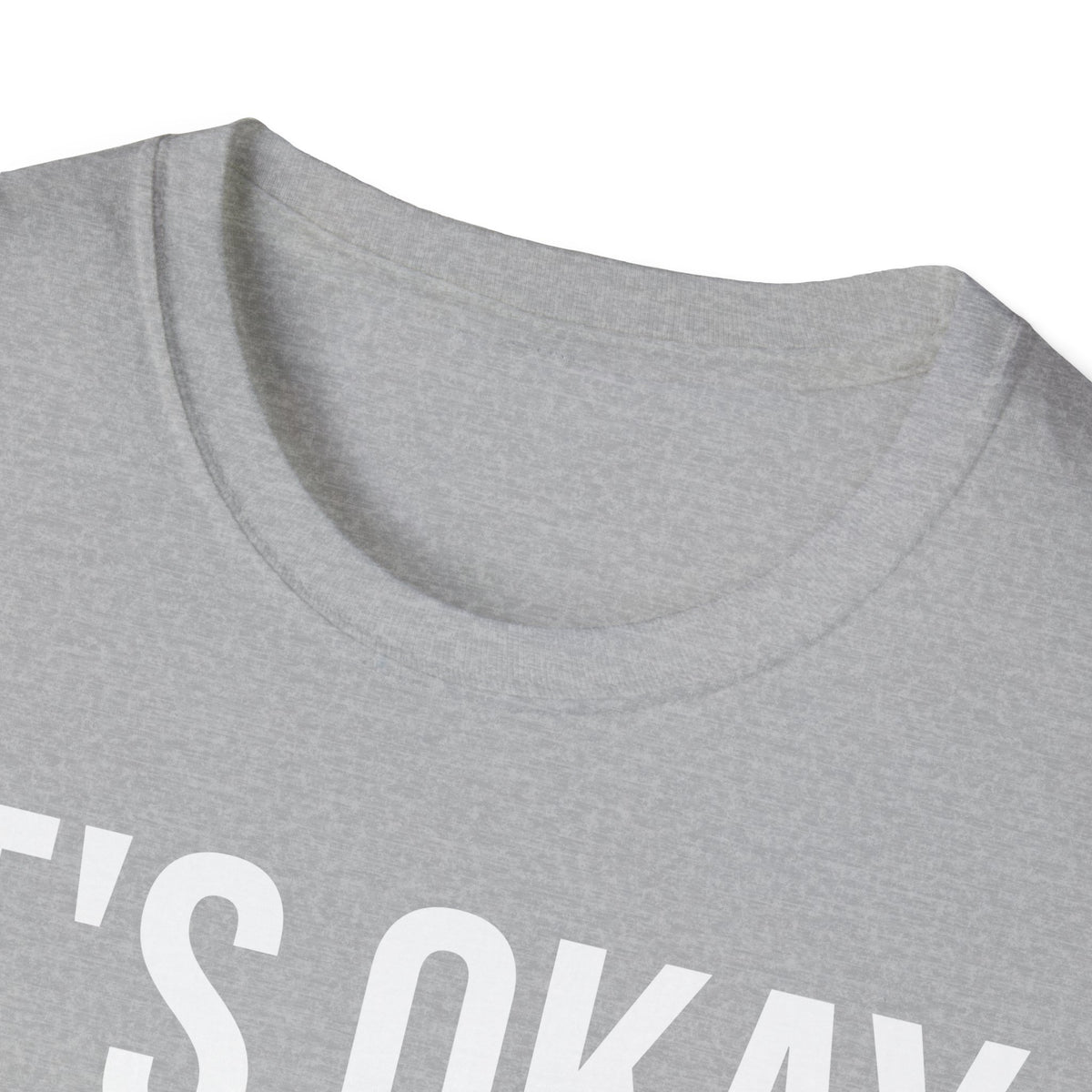 Okay to Be Sad Tshirt - Pretend Happy Mental Health Humor