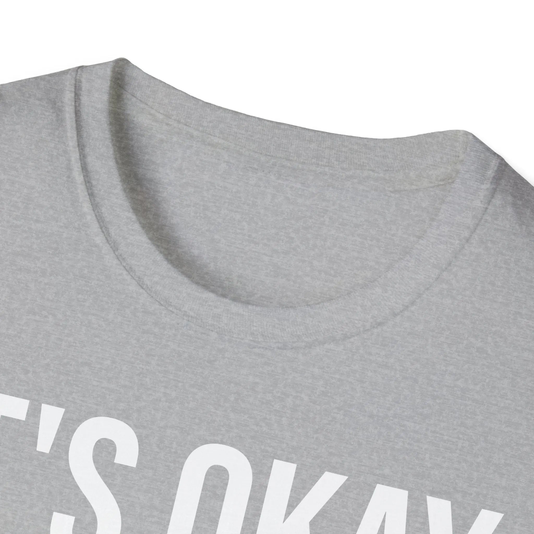 Okay to Be Sad Tshirt - Pretend Happy Mental Health Humor Printify