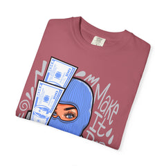 Money Gangster Shirt - Make It Rain Girl Tee for Hip Hop Fans